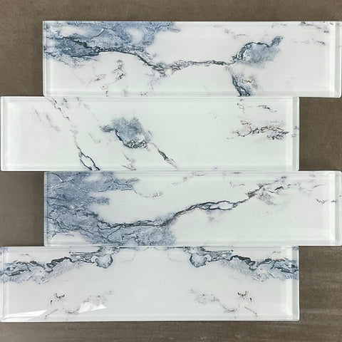 Art Craft 3" x 12" Glass Subway Wall Tile
