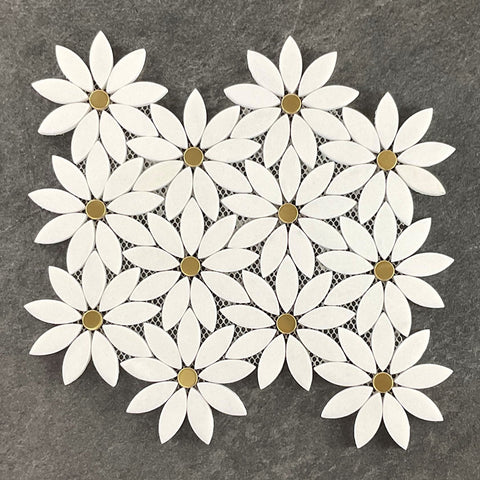 Daisy Marble Pattern