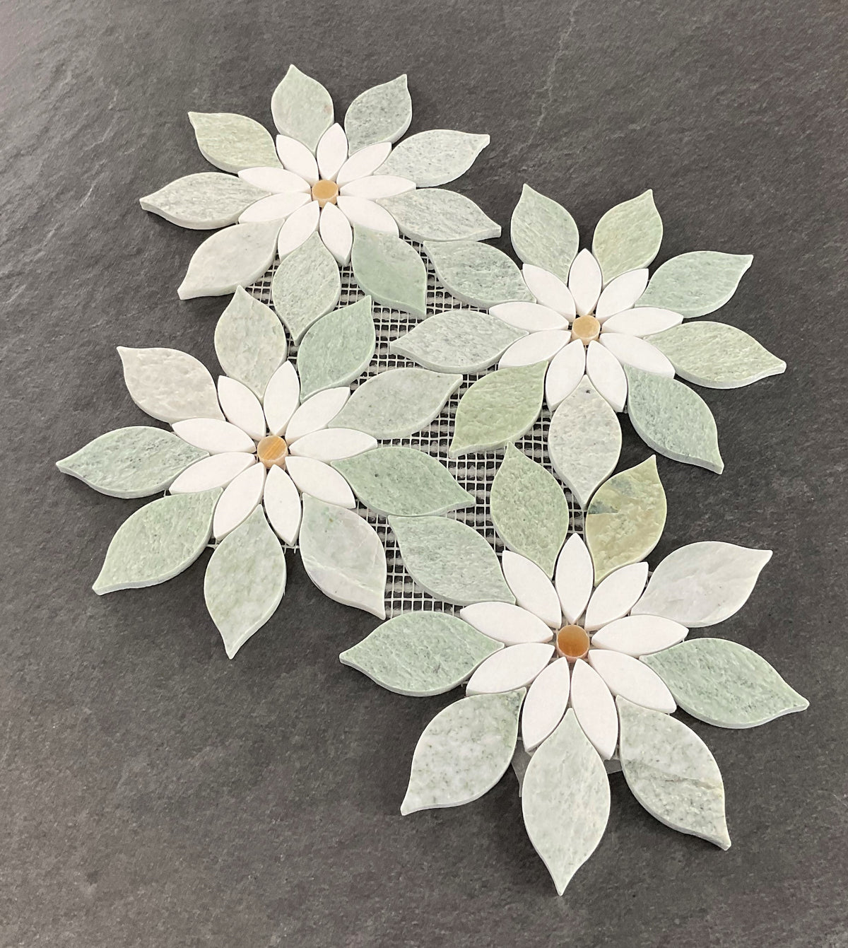 Large Daisy Flower Pattern– Mosaic Studio Inc
